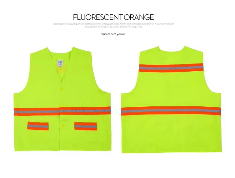 Breathable Hi Vis Sanitation Work Vest (8) Breathable Hi Vis Sanitation Work Vest (8)