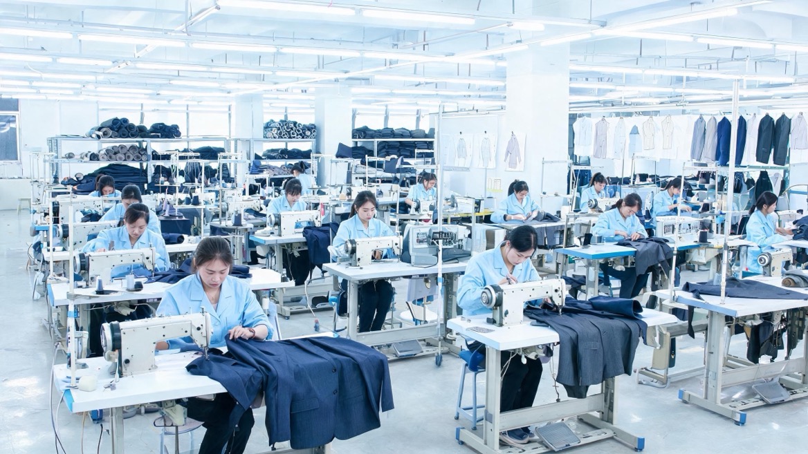Women Formal Suit Manufacturing Workshop Women Formal Suit Manufacturing Workshop
