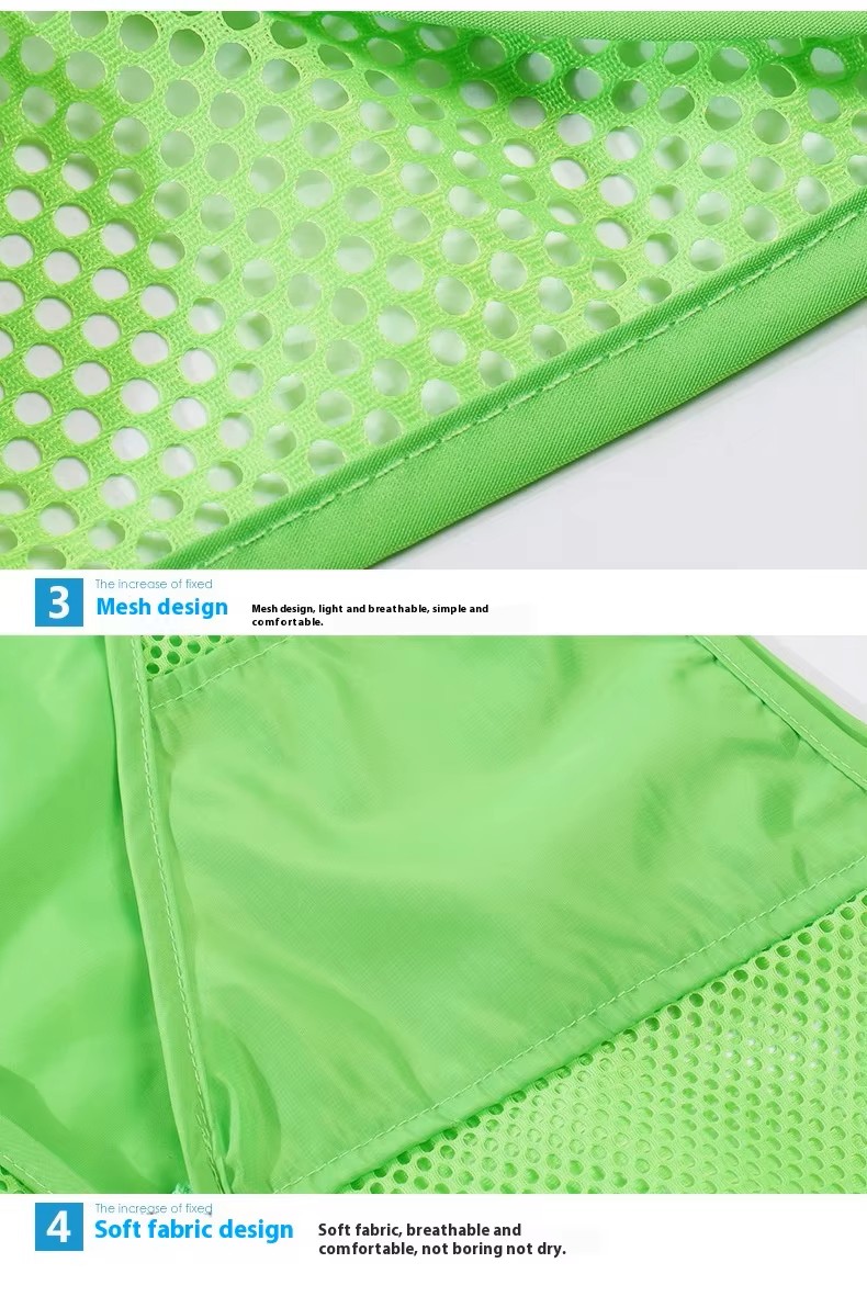 Mens Summer Mesh Custom Printed Work Vest (4) Mens Summer Mesh Custom Printed Work Vest (4)