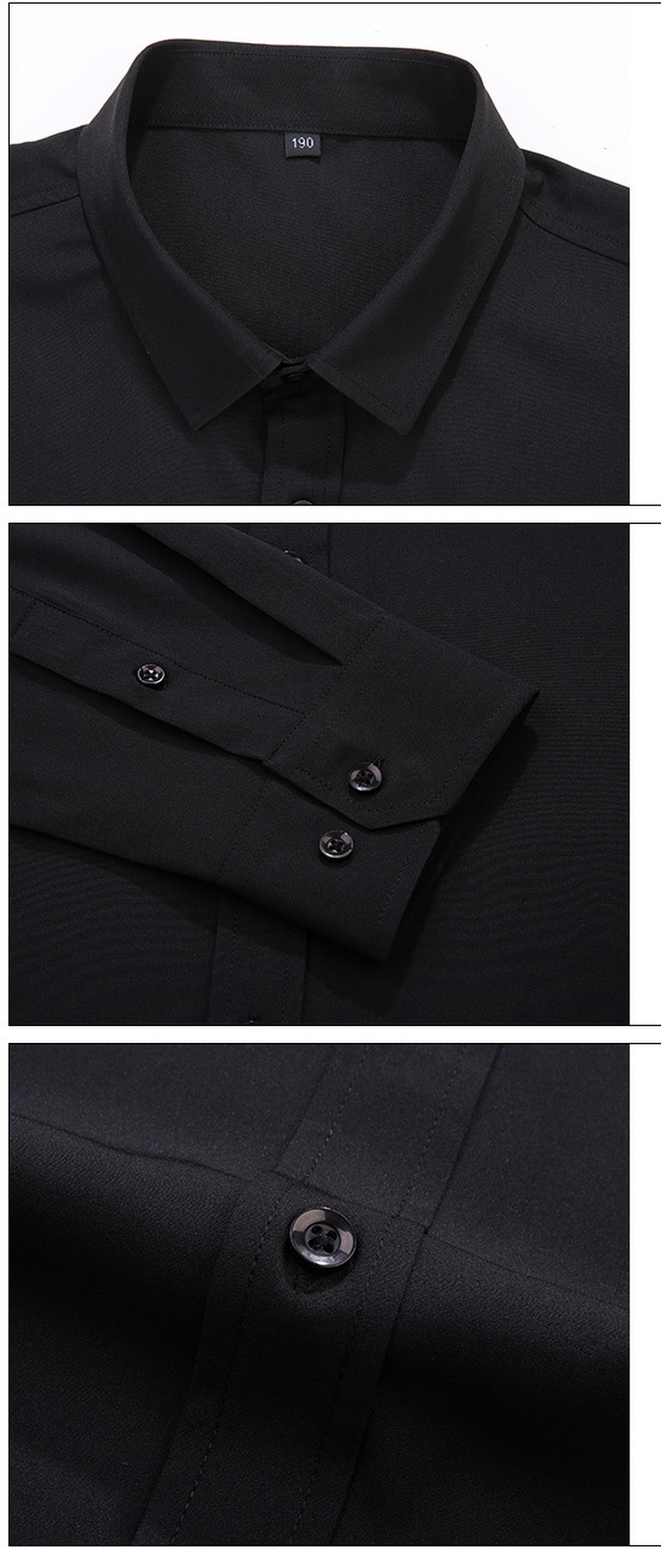 Mens Plus Size Wrinkle Resistant Dress Shirt (17) Mens Plus Size Wrinkle Resistant Dress Shirt (17)