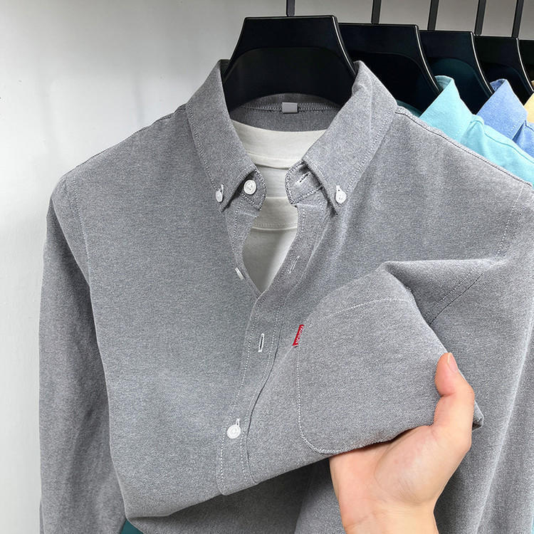 Premium Oxford Cotton Business Casual Shirt (5) Premium Oxford Cotton Business Casual Shirt (5)