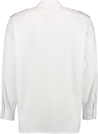 Mens Long Sleeve Pilot Shirt No Epaulets (4) Mens Long Sleeve Pilot Shirt No Epaulets (4)
