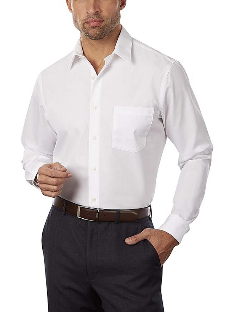 Mens Long Sleeve Solid Easy Care Work Shirt (17) Mens Long Sleeve Solid Easy Care Work Shirt (17)
