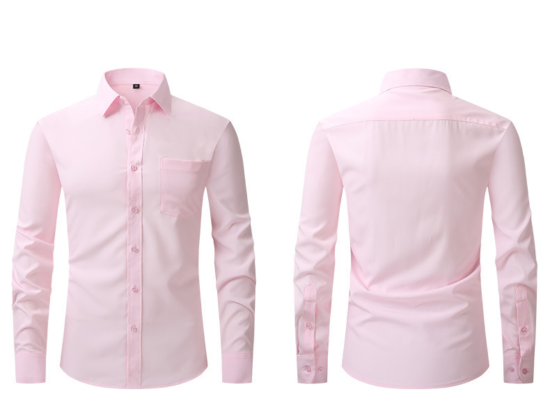 Mens Long Sleeve Solid Easy Care Work Shirt (8) Mens Long Sleeve Solid Easy Care Work Shirt (8)