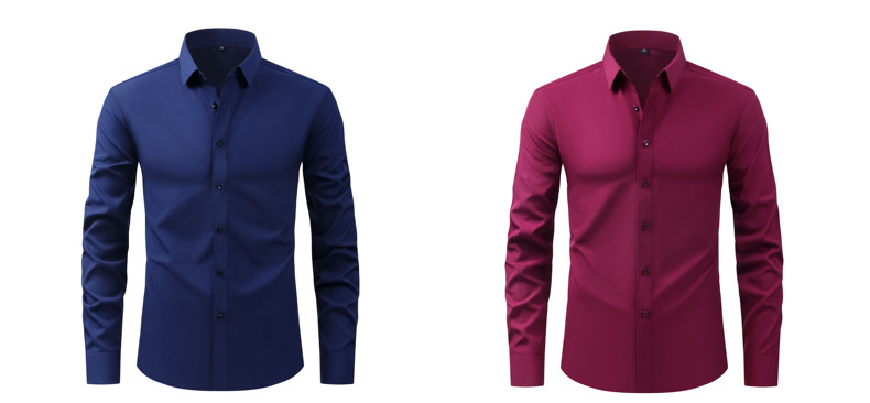 Mens Lightweight Easy Iron Stretch Work Shirt (7) Mens Lightweight Easy Iron Stretch Work Shirt (7)