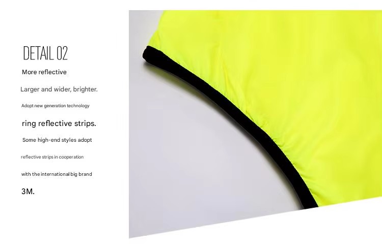 Breathable Hi Vis Cycling Safety Vest (4) Breathable Hi Vis Cycling Safety Vest (4)