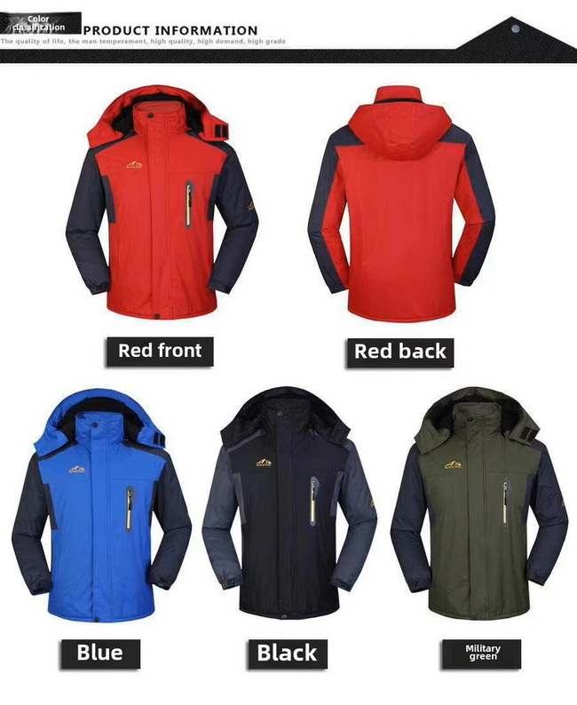 Unisex Padded Windproof Outdoor Work Uniform (6) Uniforme de trabajo al aire libre unisex acolchado a prueba de viento (6)