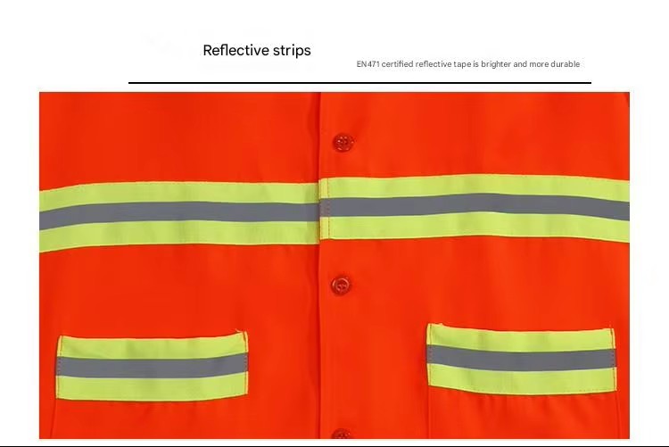 Breathable Hi Vis Sanitation Work Vest (7) Breathable Hi Vis Sanitation Work Vest (7)