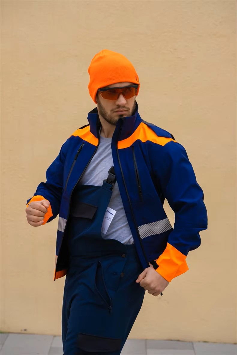 Fluorescent Reflective Polyester Hi Vis Safety Jacket (3) Fluorescent Reflective Polyester Hi Vis Safety Jacket (3)