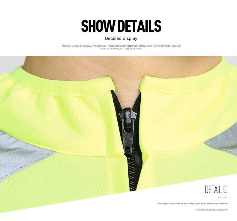Unisex Breathable Hi Vis Sports Safety Vest (6) Unisex Breathable Hi Vis Sports Safety Vest (6)