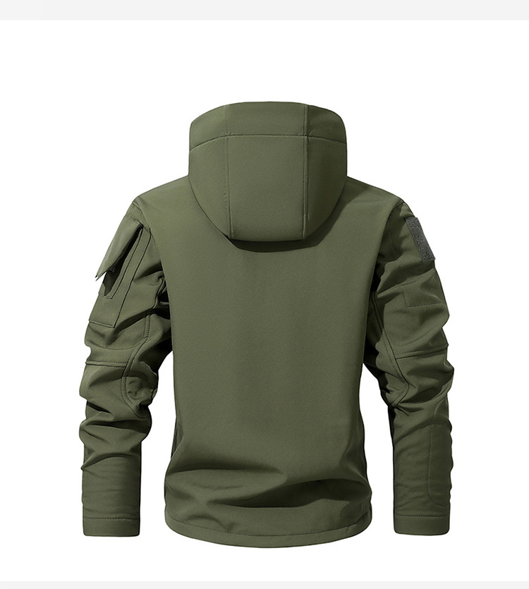 Mens Fleece Hooded Mountain Winter Jacket (4) Mens Fleece Hooded Mountain Winter Jacket (4)