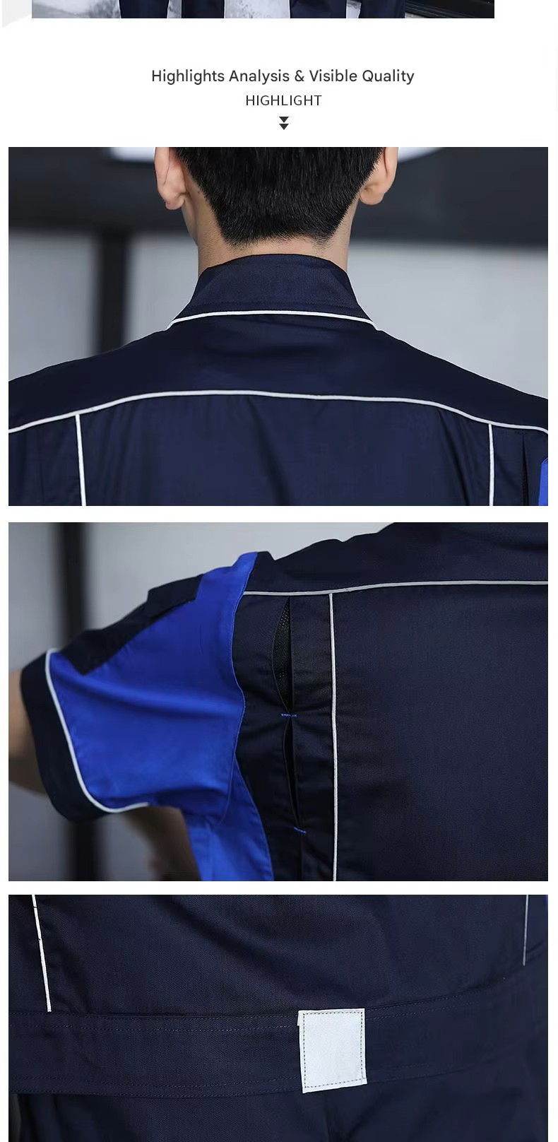 Unisex Summer Breathable Custom Factory Work Shirts (2) Unisex Summer Breathable Custom Factory Work Shirts (2)