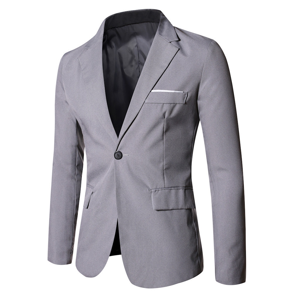 Men's Slim-Fit Single-Breasted Casual Thickened Blazer (10) Men's Slim-Fit Single-Breasted Casual Thickened Blazer (10)