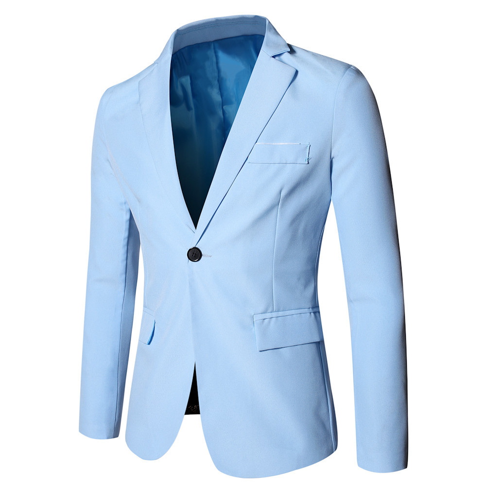 Men's Slim-Fit Single-Breasted Casual Thickened Blazer (3) Men's Slim-Fit Single-Breasted Casual Thickened Blazer (3)
