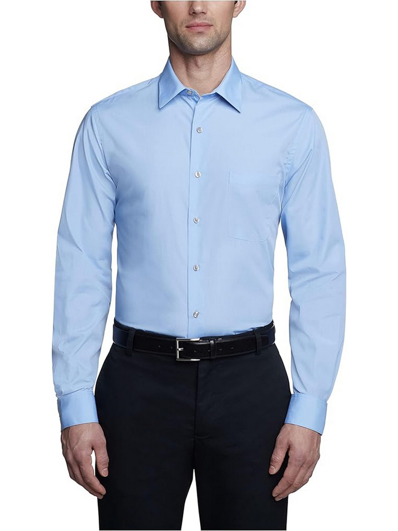 Mens Long Sleeve Solid Easy Care Work Shirt (11) Mens Long Sleeve Solid Easy Care Work Shirt (11)