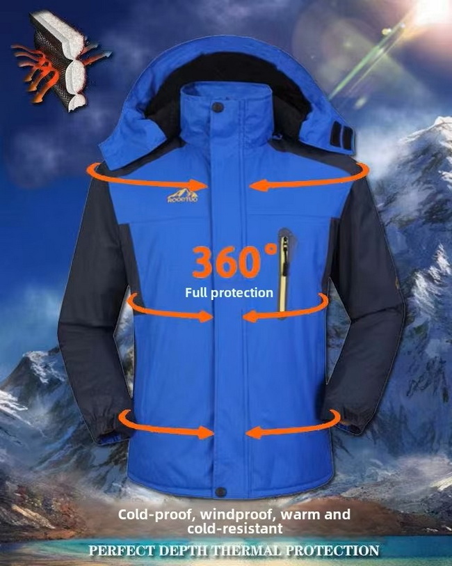 Unisex Padded Windproof Outdoor Work Uniform (2) Uniforme de trabajo al aire libre unisex acolchado a prueba de viento (2)