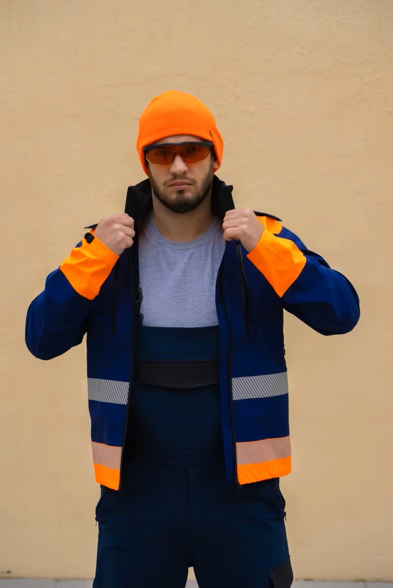 Fluorescent Reflective Polyester Hi Vis Safety Jacket (5) Fluorescent Reflective Polyester Hi Vis Safety Jacket (5)