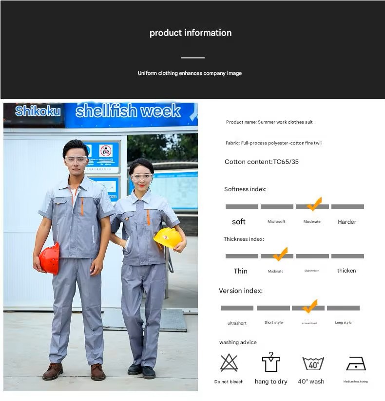 Breathable Summer Hi Vis Cotton Work Uniform (6) Breathable Summer Hi Vis Cotton Work Uniform (6)