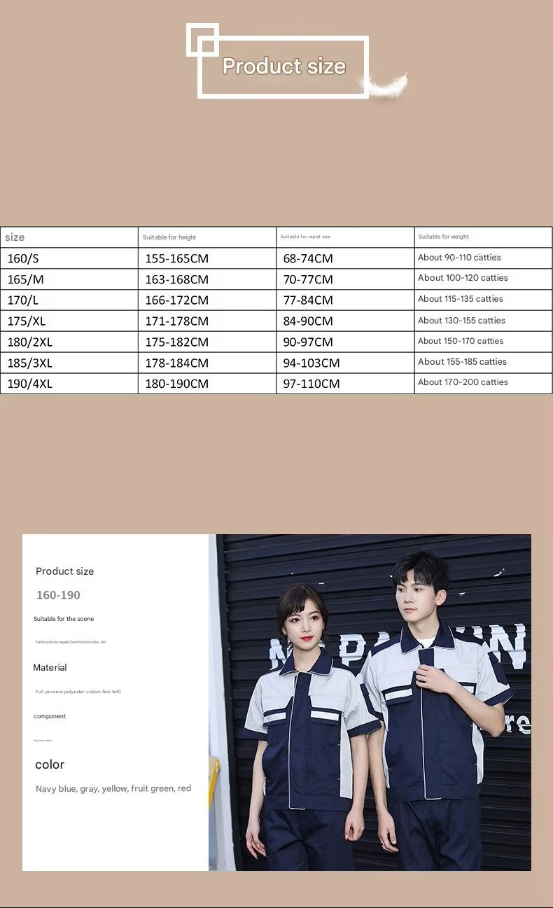 Unisex Summer Breathable Custom Factory Work Shirts (3) Unisex Summer Breathable Custom Factory Work Shirts (3)