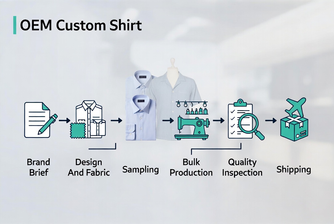 OEM Shirt Production Process OEM Shirt Production Process