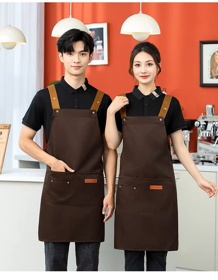 Unisex Waterproof Oil Resistant Printed Satin Apron (1) Unisex Waterproof Oil Resistant Printed Satin Apron (1)