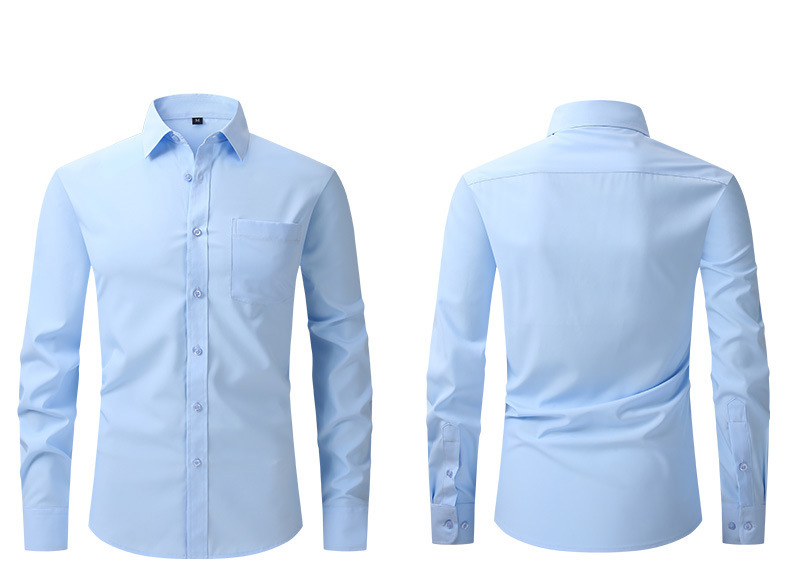 Mens Long Sleeve Solid Easy Care Work Shirt (18) Mens Long Sleeve Solid Easy Care Work Shirt (18)