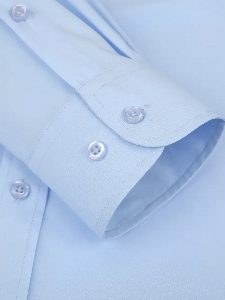 Mens Long Sleeve Solid Easy Care Work Shirt (7) Mens Long Sleeve Solid Easy Care Work Shirt (7)