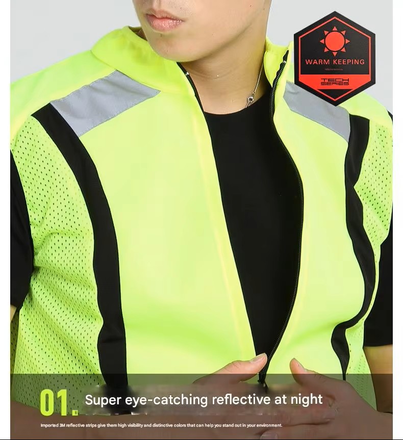 Unisex Breathable Hi Vis Sports Safety Vest (5) Unisex Breathable Hi Vis Sports Safety Vest (5)