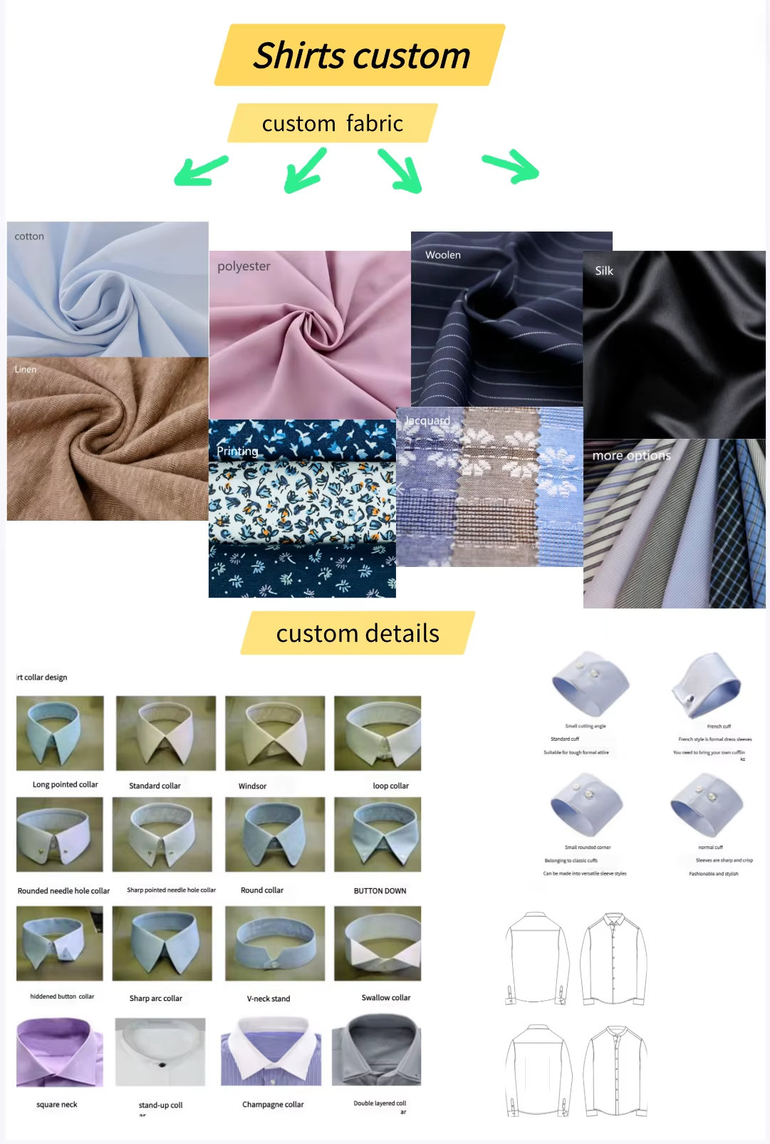 Mens Custom Logo Pure Cotton Work Dress Shirt Mens Custom Logo Pure Cotton Work Dress Shirt