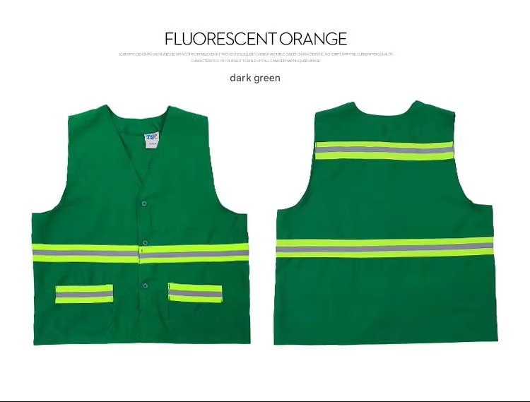 Breathable Hi Vis Sanitation Work Vest (4) Breathable Hi Vis Sanitation Work Vest (4)