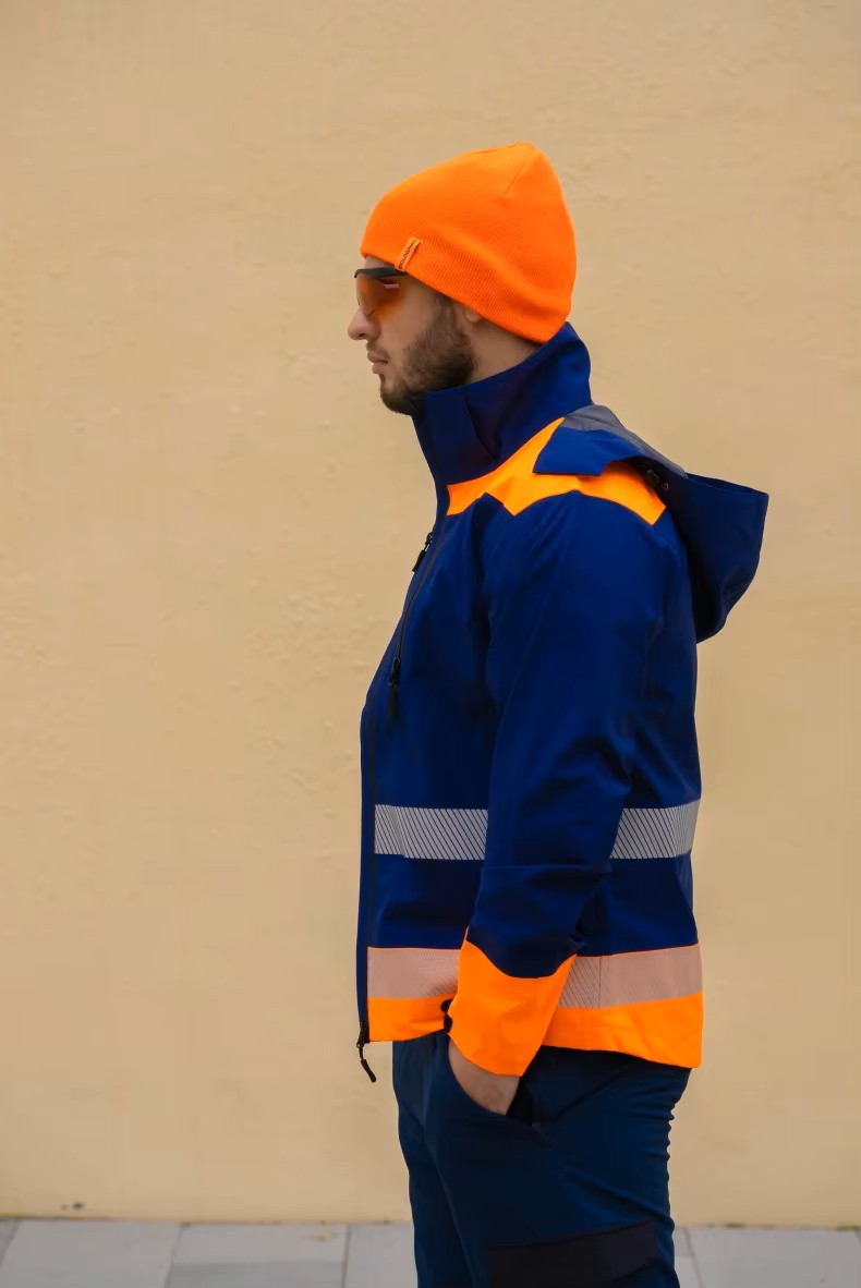 Fluorescent Reflective Polyester Hi Vis Safety Jacket (2) Fluorescent Reflective Polyester Hi Vis Safety Jacket (2)
