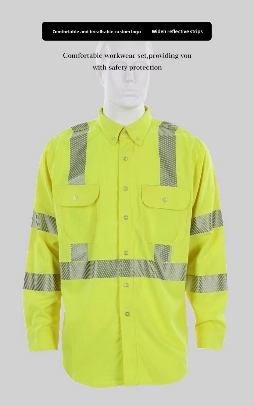 Mens Durable Hi Vis Reflective Polyester Workwear (3) Mens Durable Hi Vis Reflective Polyester Workwear (3)