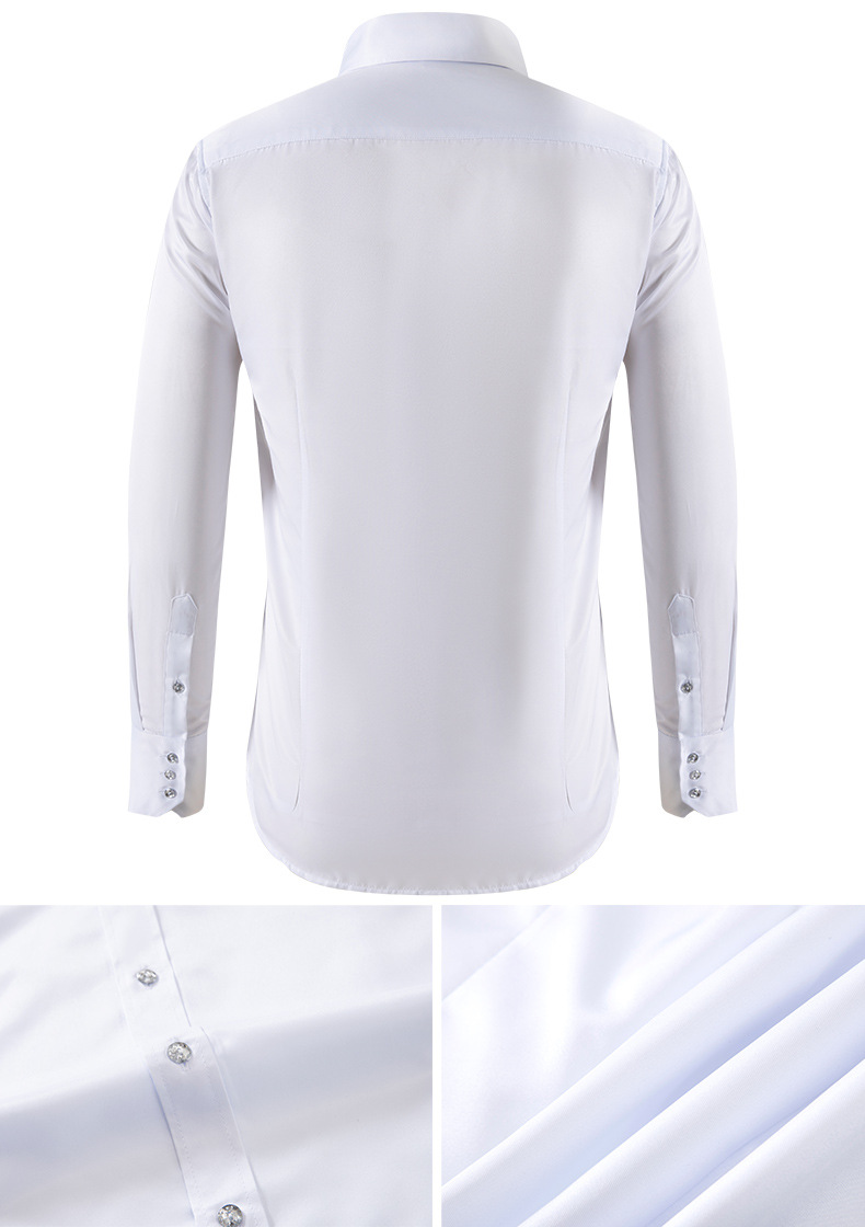 Mens Long Sleeve Slim Fit Smart Casual Shirt (6) Mens Long Sleeve Slim Fit Smart Casual Shirt (6)
