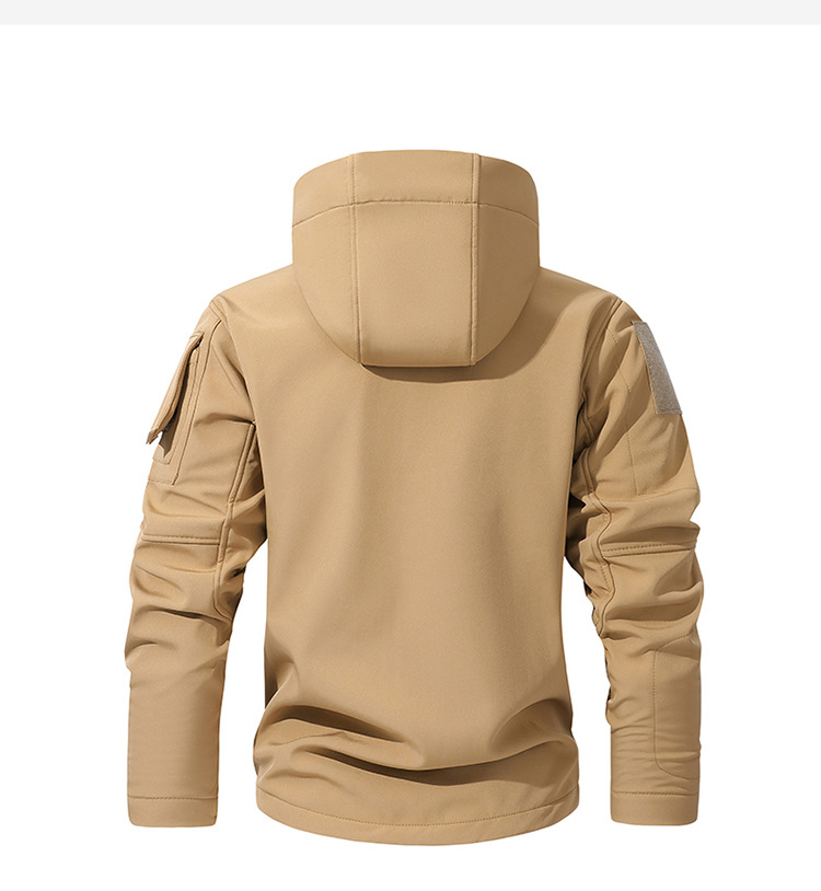 Mens Fleece Hooded Mountain Winter Jacket (3) Mens Fleece Hooded Mountain Winter Jacket (3)