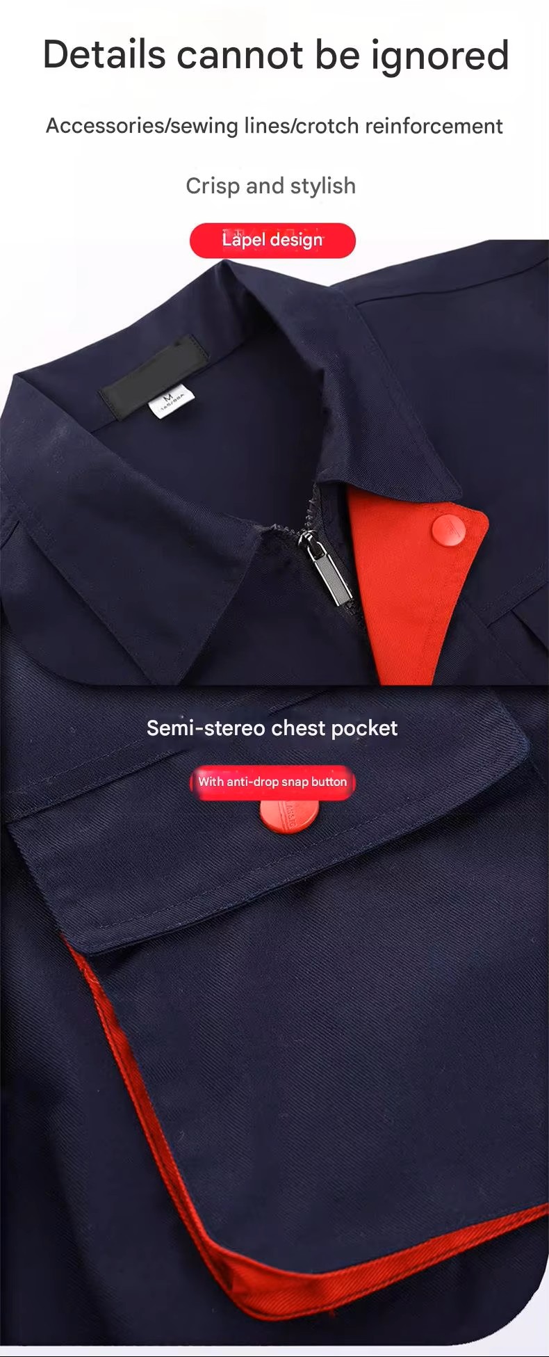 Unisex Custom Breathable Cotton Work Uniform (4) Unisex Custom Breathable Cotton Work Uniform (4)