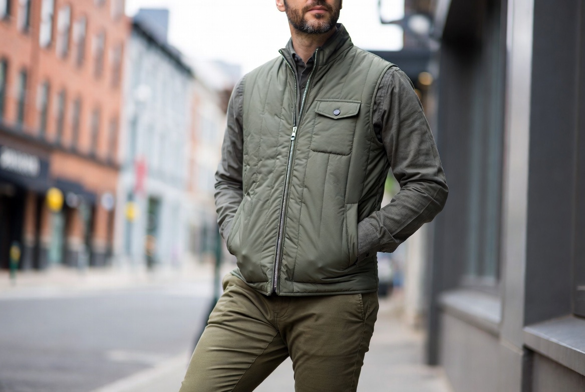 Casual Vest Layering Street Style Casual Vest Layering Street Style