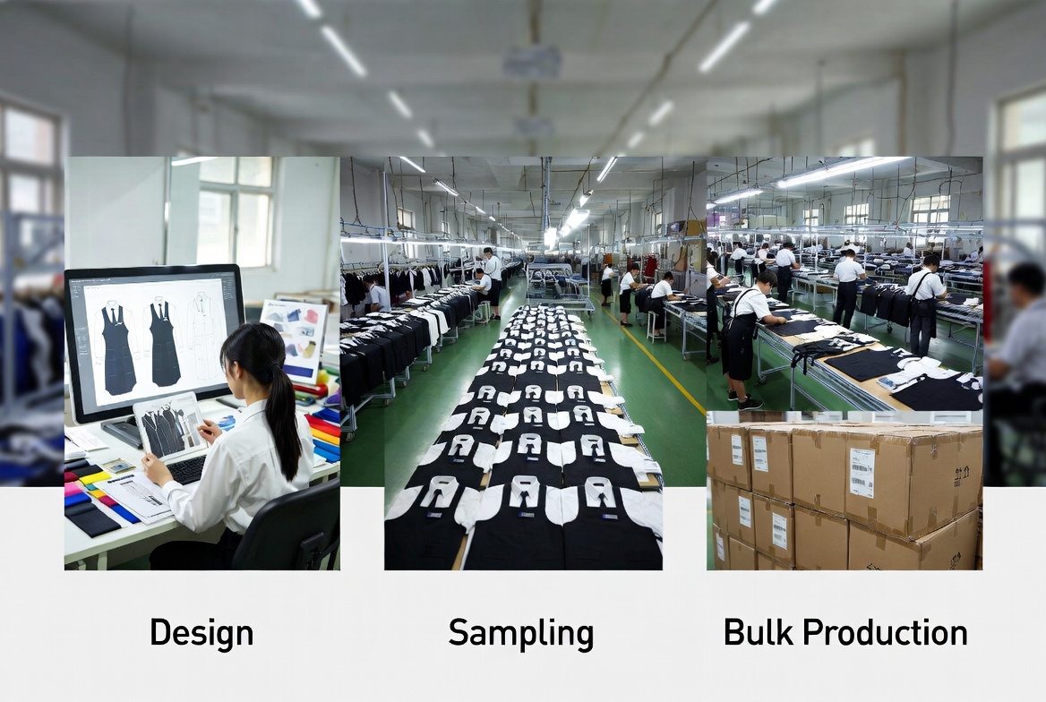 OEM Custom Waiter Uniform Production OEM Custom Waiter Uniform Production
