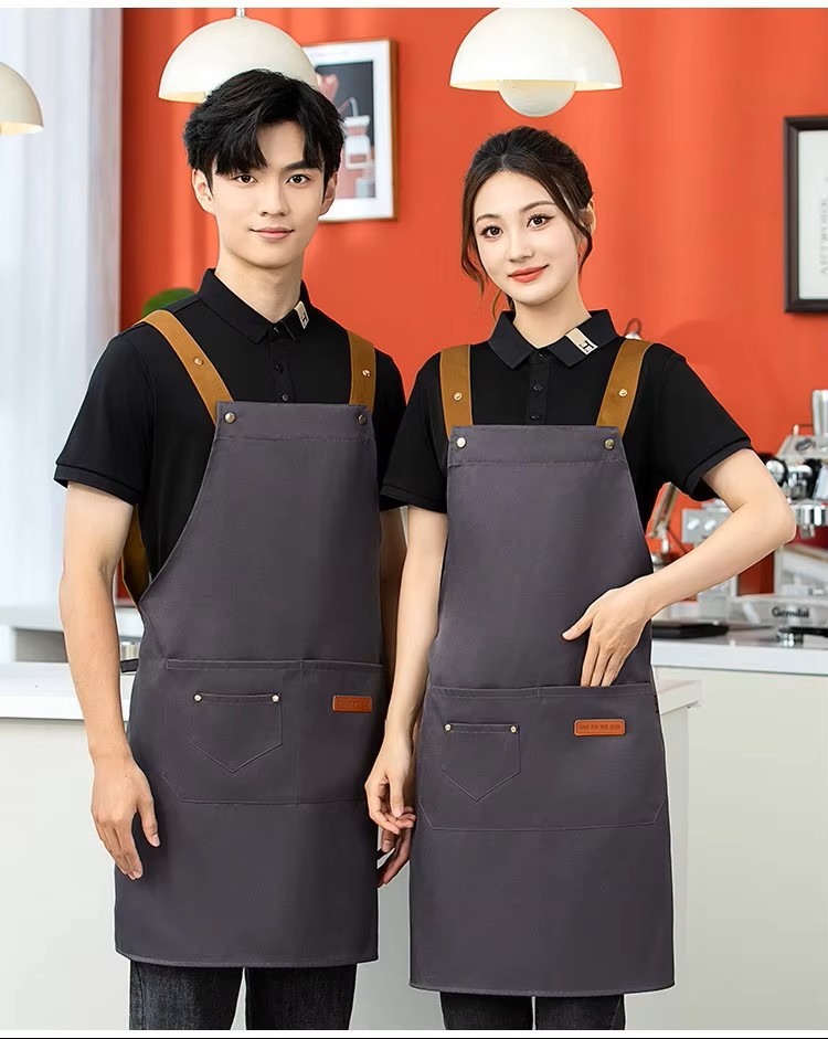 Unisex Waterproof Oil Resistant Printed Satin Apron (2) Unisex Waterproof Oil Resistant Printed Satin Apron (2)