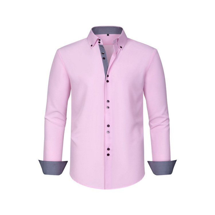 Mens Polka Dot Stretch Double Breasted Shirt (14) Mens Polka Dot Stretch Double Breasted Shirt (14)
