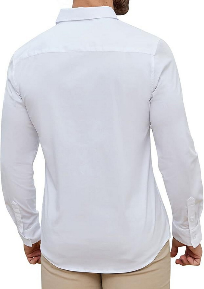 Mens Non Iron Stretch Business Dress Shirt (3) Mens Non Iron Stretch Business Dress Shirt (3)