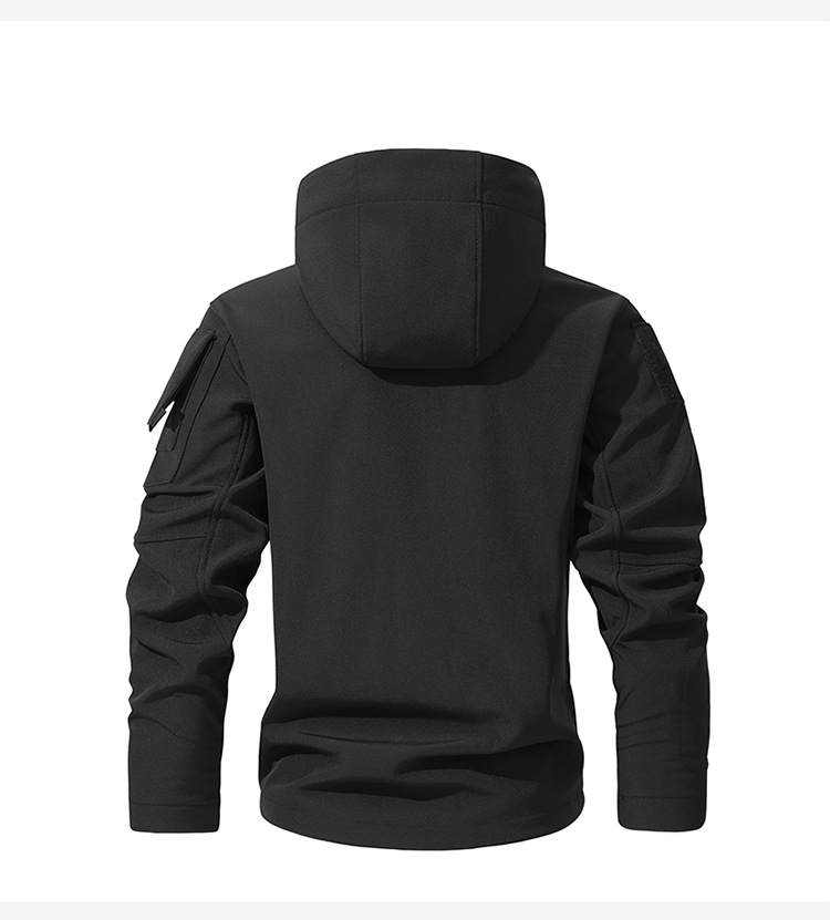 Mens Fleece Hooded Mountain Winter Jacket (6) Mens Fleece Hooded Mountain Winter Jacket (6)