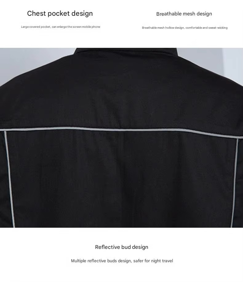 Unisex Breathable Reflective Summer Work Clothing (4) Unisex Breathable Reflective Summer Work Clothing (4)