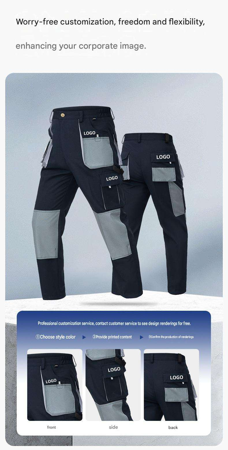Mens Lightweight Loose Fit Spring Autumn Work Pants (5) Mens Lightweight Loose Fit Spring Autumn Work Pants (5)