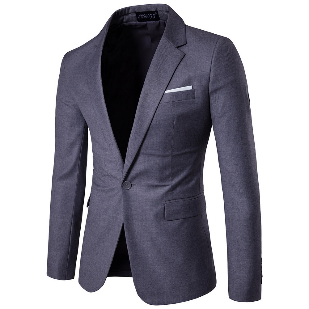 Solid Color Business Formal Two-Piece Suit (15) Solid Color Business Formal Two-Piece Suit (15)