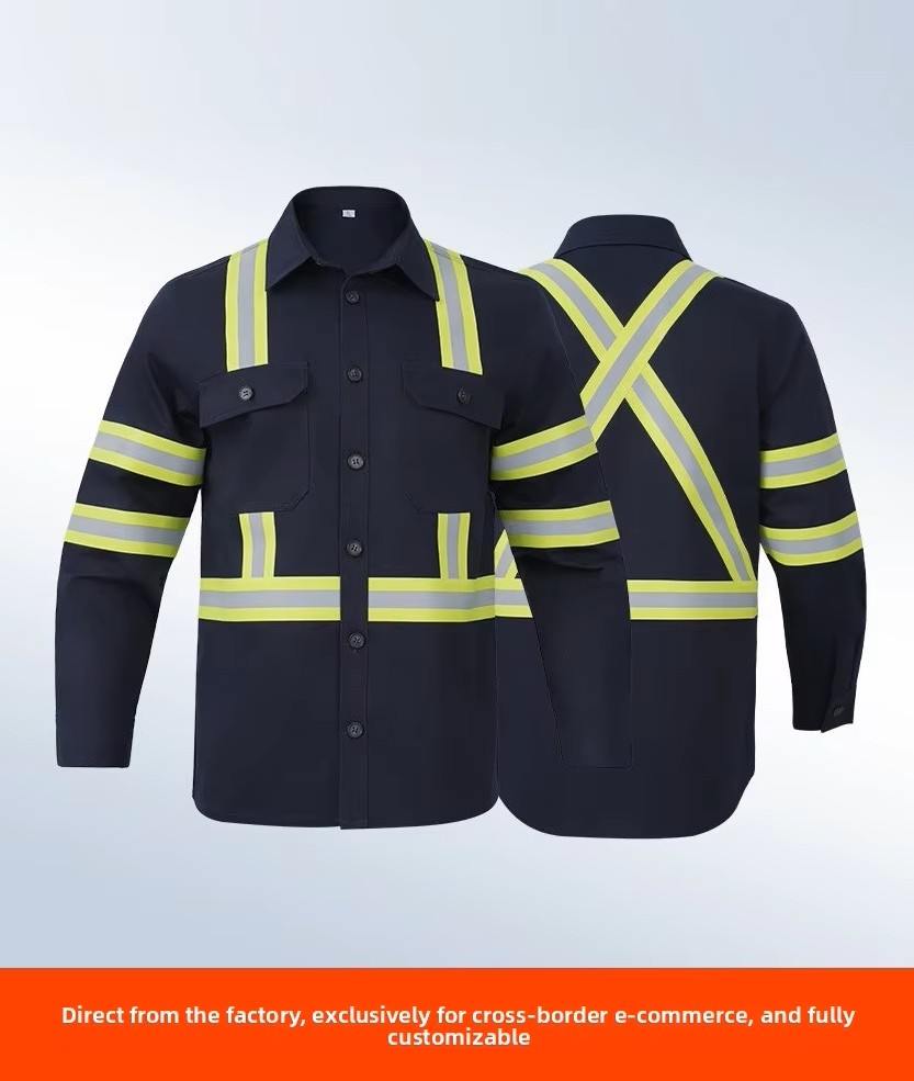 Mens Durable Hi Vis Reflective Polyester Workwear (2) Mens Durable Hi Vis Reflective Polyester Workwear (2)