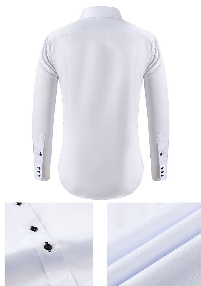 Mens Long Sleeve Slim Fit Smart Casual Shirt (5) Mens Long Sleeve Slim Fit Smart Casual Shirt (5)