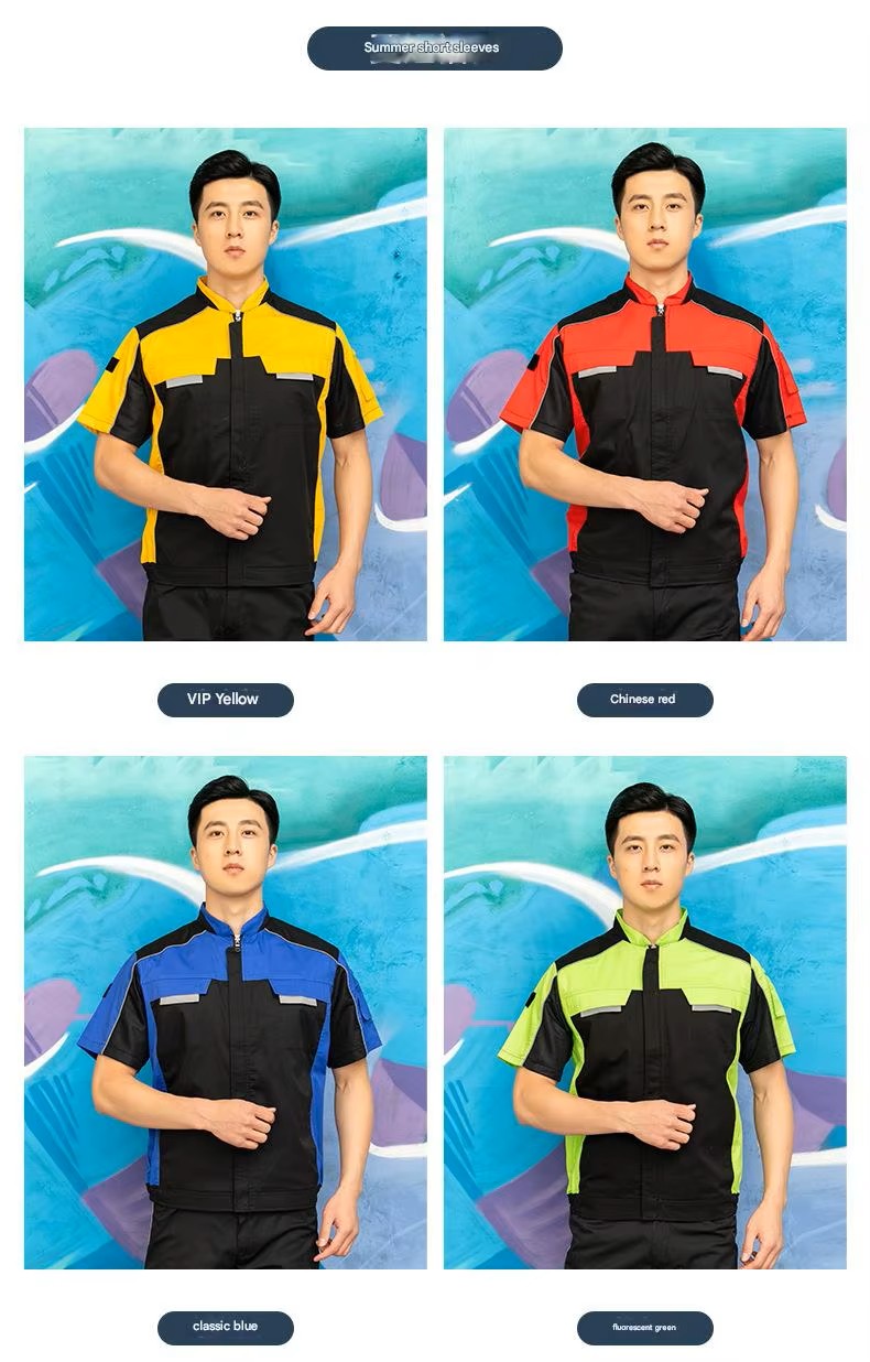 Unisex Breathable Reflective Summer Work Clothing (2) Unisex Breathable Reflective Summer Work Clothing (2)