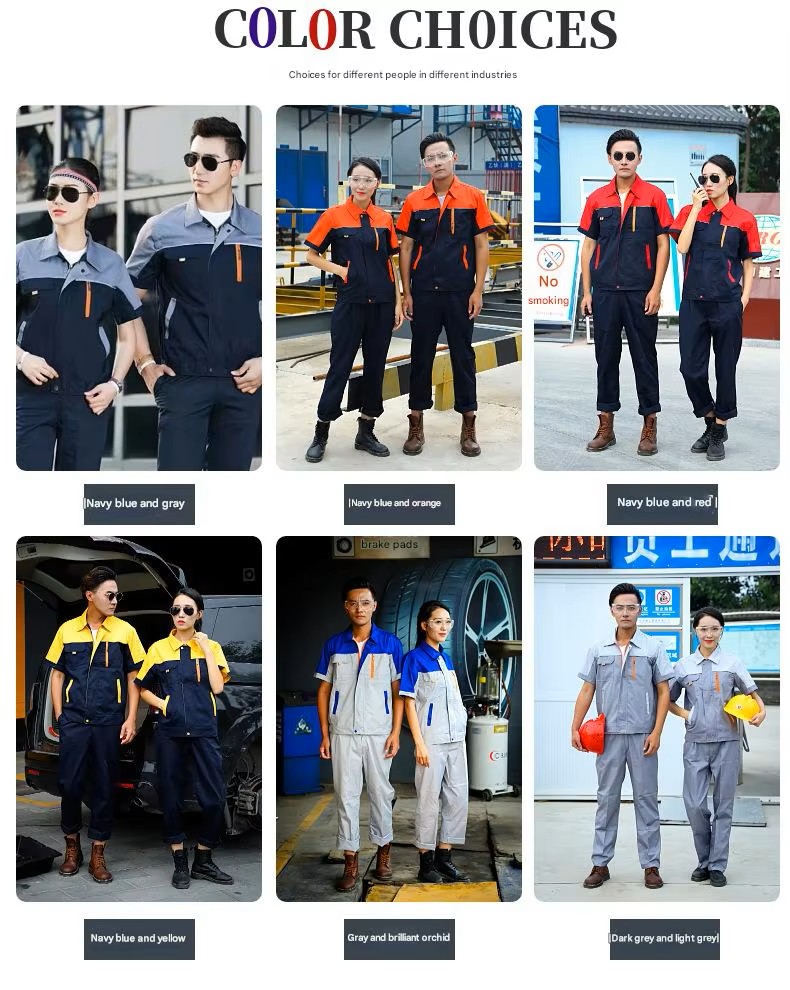Breathable Summer Hi Vis Cotton Work Uniform (2) Breathable Summer Hi Vis Cotton Work Uniform (2)