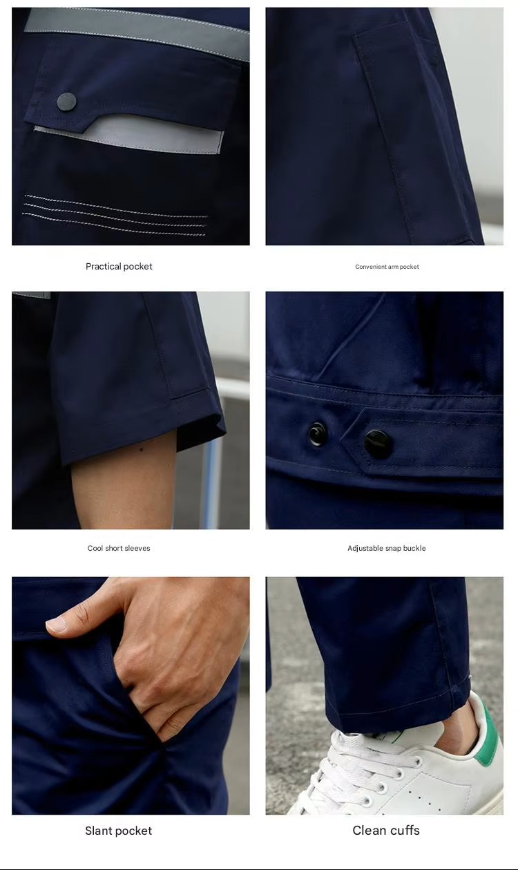 Unisex Custom Short Sleeve Workshop Work Suit (2) Unisex Custom Short Sleeve Workshop Work Suit (2)