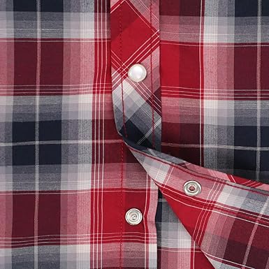 Easy Iron Check Casual Mens Shirt (2) Easy Iron Check Casual Mens Shirt (2)